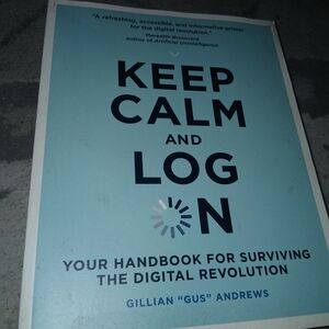Keep Calm & Log On Book Like New - BUY ONE ITEM CHOOSE ONE FREE